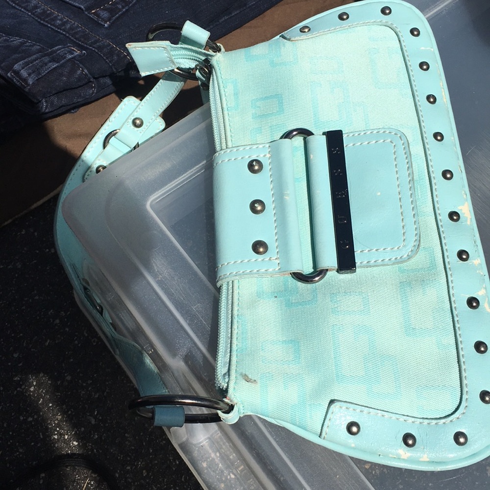 Turquoise GUESS Handbag